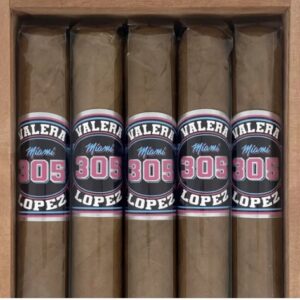 Valera Lopez Miami 305 Robusto 5x50 Sample (5 boxes)